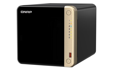 Qnap TS-464-8G, Tower, 4 x 2.5"/3.5" SATA , Intel Celeron N5105/N5095 4C/4T, 8 GB DDR4 onboard not expandable, 2 x 2.5GbE, optio Qnap TS-464-8G, Tower, 4 x 2.5"/3.5" SATA , Intel Celeron N5105/N5095 4C/4T, 8 GB DDR4 onboard not expandable, 2 x 2.5GbE, optio