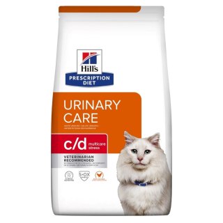 HILL'S Prescription Diet Urinary Care Feline c/d Multicare Stress Chicken - sucha karma dla kota - 1,5 kg (WYPRZEDAŻ)