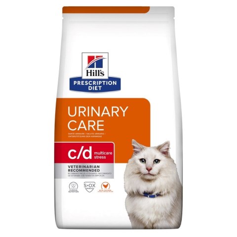 HILL'S Prescription Diet Urinary Care Feline c/d Multicare Stress Chicken - sucha karma dla kota - 1,5 kg (WYPRZEDAŻ)