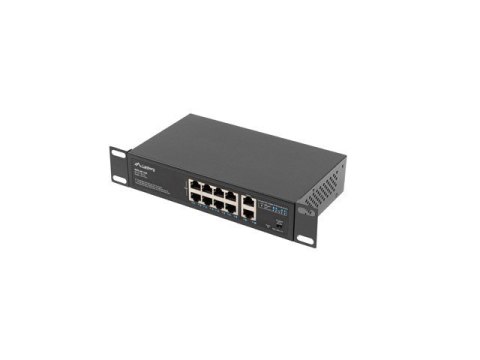 LANBERG SWITCH POE+ RACK 10"/19" (8X 100MB/S POE+, 2X 1GB/S) RSFE-8P-2GE-120 LANBERG SWITCH POE+ RACK 10"/19" (8X 100MB/S POE+, 2X 1GB/S) RSFE-8P-2GE-120