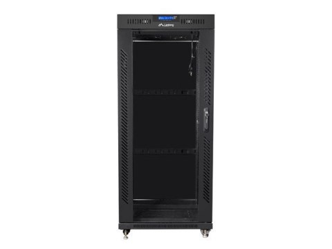 LANBERG SZAFA STOJĄCA RACK 19" 27U 800X1000 DRZWI SZKLANE LCD CZARNA (FLAT PACK) FF01-8027-12BL LANBERG SZAFA STOJĄCA RACK 19" 27U 800X1000 DRZWI SZKLANE LCD CZARNA (FLAT PACK) FF01-8027-12BL