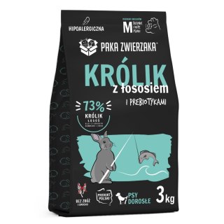 Paka Zwierzaka Seventh Heaven Królik z łososiem ''M'' 3kg (WYPRZEDAŻ)