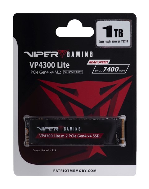 SSD Patriot Viper VP4300L M.2 PCI-Ex4 NVMe 1TB SSD Patriot Viper VP4300L M.2 PCI-Ex4 NVMe 1TB