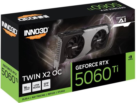 Karta graficzna INNO3 RTX 5060 Ti Twin X2 OC 16 GB Karta graficzna INNO3 RTX 5060 Ti Twin X2 OC 16 GB