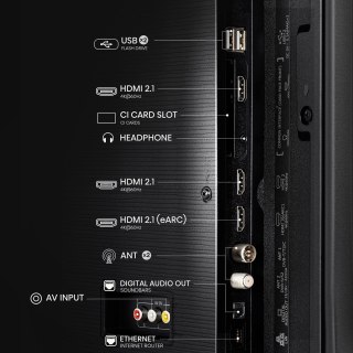 Telewizor 43" Hisense 43E7NQ QLED 4K VIDAA Dolby Atmos