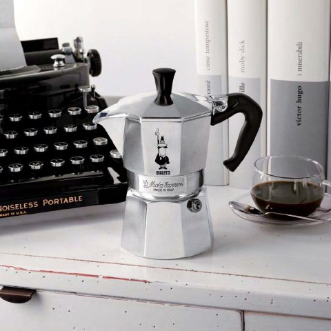 Zaparzacz BIALETTI Moka Express (kolor srebrny) (WYPRZEDAŻ)