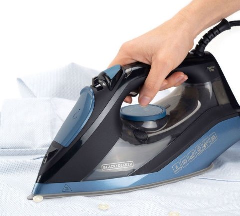 Żelazko parowe Black+Decker BXIR2801E (2800W; czarny) Żelazko parowe Black+Decker BXIR2801E (2800W; czarny)