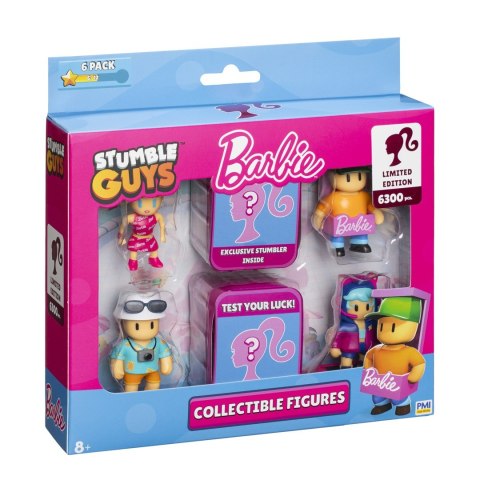 STUMBLE GUYSxBARBIE FIGURES 6 PACK DELUXE BOX VER.A STUMBLE GUYSxBARBIE FIGURES 6 PACK DELUXE BOX VER.A