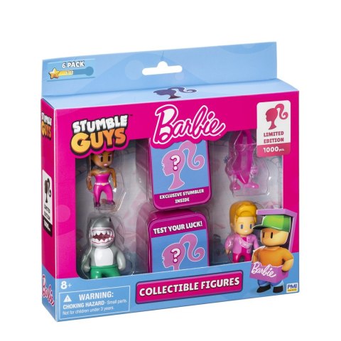 STUMBLE GUYSxBARBIE FIGURES 6 PACK DELUXE BOX VER.B STUMBLE GUYSxBARBIE FIGURES 6 PACK DELUXE BOX VER.B