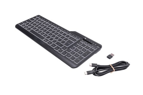 Klawiatura HP 400 Backlit Wired Keyboard przewodowa czarna 7N7C0AA Klawiatura HP 400 Backlit Wired Keyboard przewodowa czarna 7N7C0AA