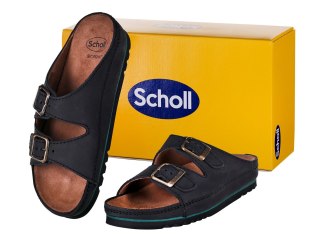 Wygodne klapki Scholl AIR BAG CZARNY 46