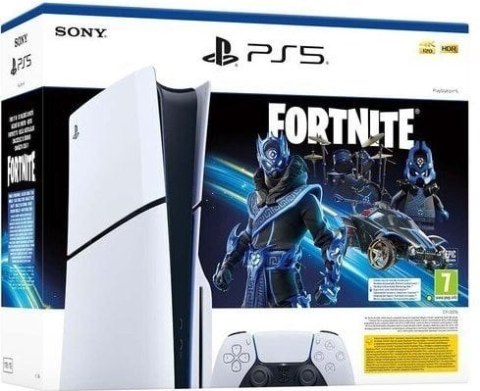 Konsola Sony PlayStation 5 Slim 1TB+Fortnite (WYPRZEDAŻ) Konsola Sony PlayStation 5 Slim 1TB+Fortnite (WYPRZEDAŻ)