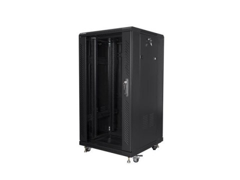 Szafa rack Lanberg FF01-6622-12B (22U; 19''; 1160 mm / 600mm / 600 mm; stojąca; Szklane; 800 kg; kolor czarny) Szafa rack Lanberg FF01-6622-12B (22U; 19''; 1160 mm / 600mm / 600 mm; stojąca; Szklane; 800 kg; kolor czarny)