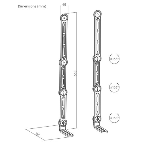 MACLEAN UCHWYT VESA NA SOUNDBAR UNIWERSALNY 15KG MAX MC-335 MACLEAN UCHWYT VESA NA SOUNDBAR UNIWERSALNY 15KG MAX MC-335