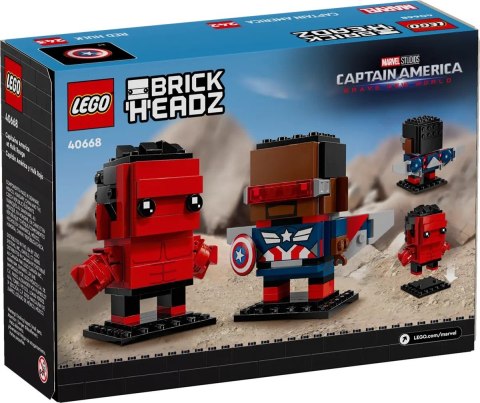 LEGO 40668 Super Heroes - Figurki Kapitana Ameryki i Czerwonego Hulka LEGO 40668 Super Heroes - Figurki Kapitana Ameryki i Czerwonego Hulka