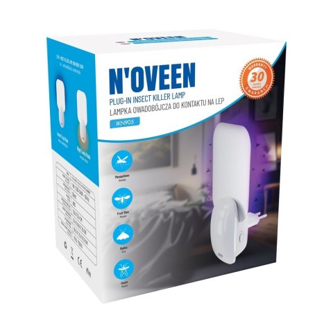 Lampka owadobójcza do kontaktu na Lep NOVEEN IKN905 Lampka owadobójcza do kontaktu na Lep NOVEEN IKN905