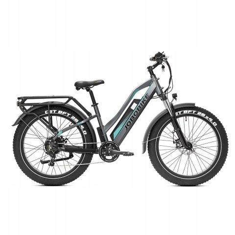MIEJSKI ROWER ELEKTRYCZNY JOBOBIKE ROBIN FATBIKE 48V KOŁO 26 250W 7 BIEGÓW