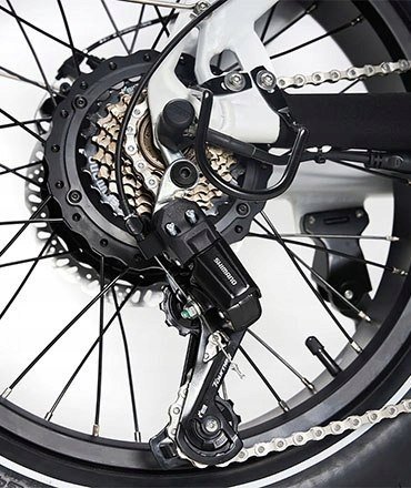 Rower elektryczny Jobobike Eddy X rama L aluminium koło 20 " biały Rower elektryczny Jobobike Eddy X rama L aluminium koło 20 " biały