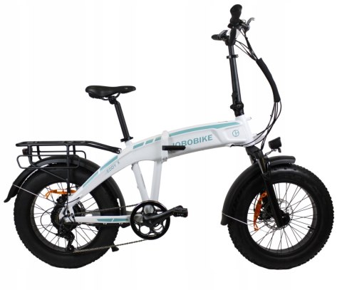 Rower elektryczny Jobobike Eddy X rama L aluminium koło 20 " biały