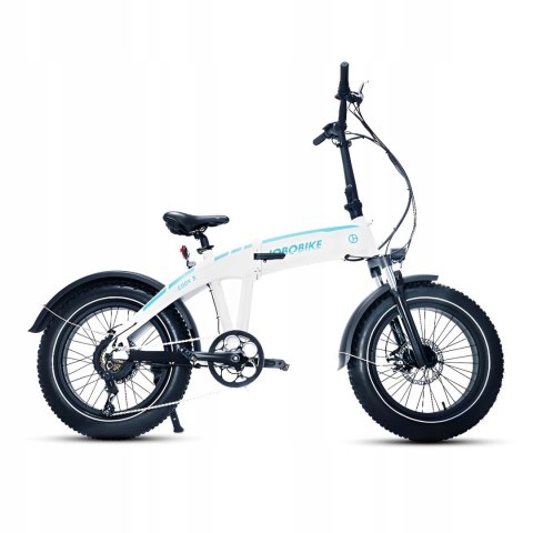 Rower elektryczny Jobobike Eddy X rama L aluminium koło 20 " biały