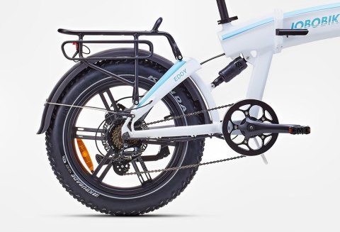 Rower elektryczny Jobobike Eddy rama L aluminium koło 20 " czarny 250