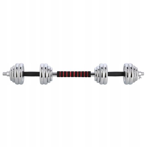 STC30 SZTANGIELKI-SZTANGA W WALIZCE CHROM 2x15KG HMS