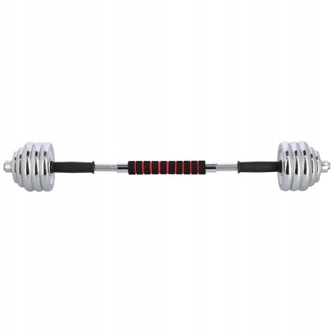 STC30 SZTANGIELKI-SZTANGA W WALIZCE CHROM 2x15KG HMS