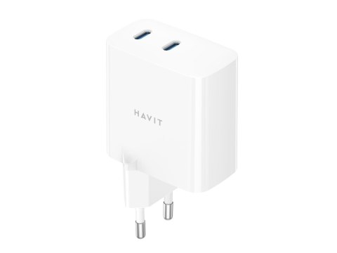 Ładowarka Havit USB-C+USB-C UC45 EU Ładowarka Havit USB-C+USB-C UC45 EU