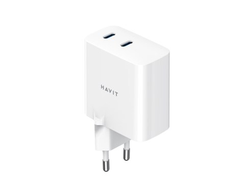 Ładowarka Havit USB-C+USB-C UC45 EU Ładowarka Havit USB-C+USB-C UC45 EU