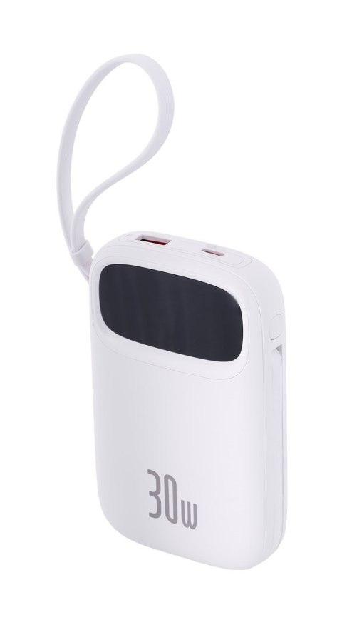 Powerbank Baseus QPow 2 10000mAh 30W 2xUSB-C (biały)