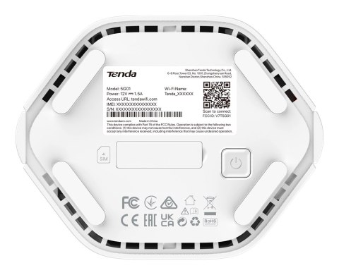 Router Tenda 5G01 AX1500 Wi-Fi 6 5G NR Router Tenda 5G01 AX1500 Wi-Fi 6 5G NR