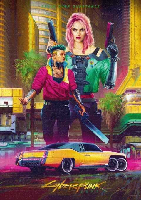 Good Loot Gaming Puzzle: Cyberpunk 2077 Kitsch Style 1000 elementów Good Loot Gaming Puzzle: Cyberpunk 2077 Kitsch Style 1000 elementów