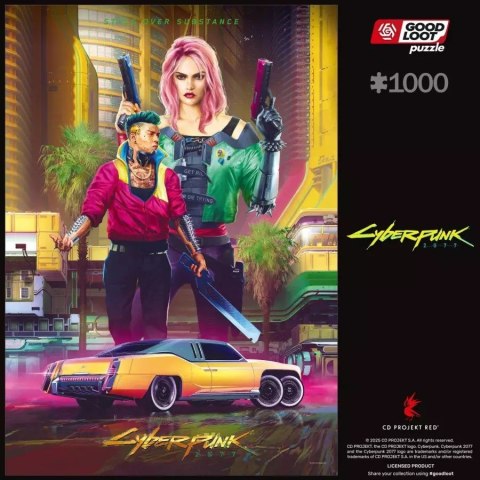 Good Loot Gaming Puzzle: Cyberpunk 2077 Kitsch Style 1000 elementów Good Loot Gaming Puzzle: Cyberpunk 2077 Kitsch Style 1000 elementów