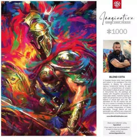 Good Loot Imagination Puzzle: Blend Cota The Illyrian Warrior / Iliryjski Wojownik 1000 elementów Good Loot Imagination Puzzle: Blend Cota The Illyrian Warrior / Iliryjski Wojownik 1000 elementów