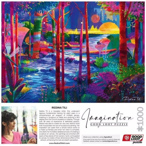 Good Loot Imagination Puzzle: Redina Tili Sleeping Giants / Śpiące Olbrzymy 1000 elementów Good Loot Imagination Puzzle: Redina Tili Sleeping Giants / Śpiące Olbrzymy 1000 elementów