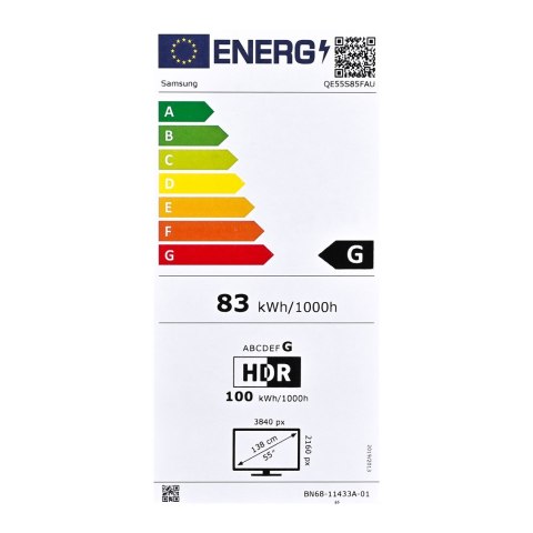 Telewizor 55" Samsung QE55S85F
