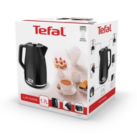 Czajnik elektryczny Tefal KO2508 (2400W 1.7l; kolor czarny) (WYPRZEDAŻ) Czajnik elektryczny Tefal KO2508 (2400W 1.7l; kolor czarny) (WYPRZEDAŻ)