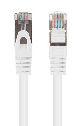 PATCHCORD KAT.6 FTP 3M BIAŁY FLUKE PASSED LANBERG 10-PACK