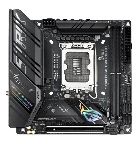 Płyta główna ASUS ROG STRIX B660-I GAMING WIFI (WYPRZEDAŻ) Płyta główna ASUS ROG STRIX B660-I GAMING WIFI (WYPRZEDAŻ)