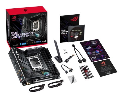 Płyta główna ASUS ROG STRIX B660-I GAMING WIFI (WYPRZEDAŻ) Płyta główna ASUS ROG STRIX B660-I GAMING WIFI (WYPRZEDAŻ)