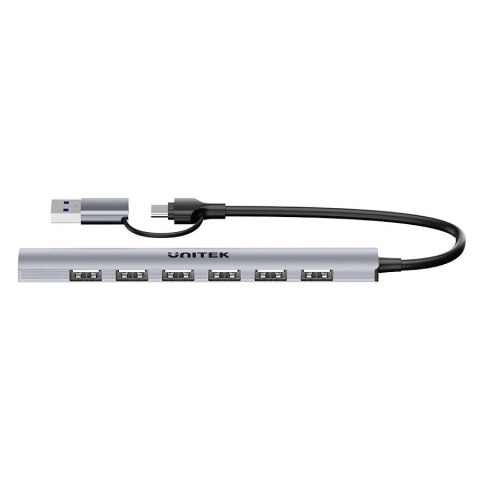 UNITEK HUB USB-A/C 7W1 USB-A 5 GBPS UNITEK HUB USB-A/C 7W1 USB-A 5 GBPS