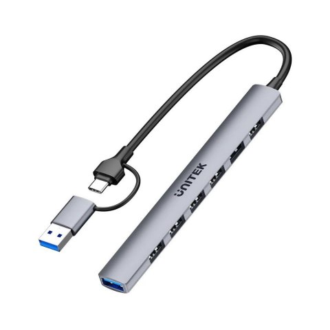 UNITEK HUB USB-A/C 7W1 USB-A 5 GBPS UNITEK HUB USB-A/C 7W1 USB-A 5 GBPS