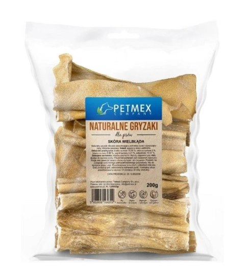 PETMEX Skóra wielbłąda - Przysmak dla psa - 200g PETMEX Skóra wielbłąda - Przysmak dla psa - 200g