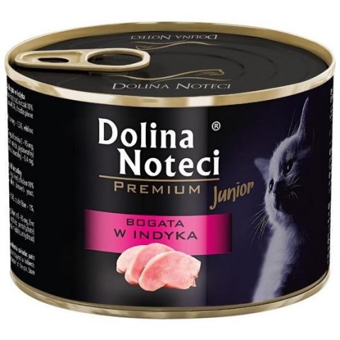 DOLINA NOTECI Premium Junior bogata w indyka - mokra karma dla kota - 185 g DOLINA NOTECI Premium Junior bogata w indyka - mokra karma dla kota - 185 g
