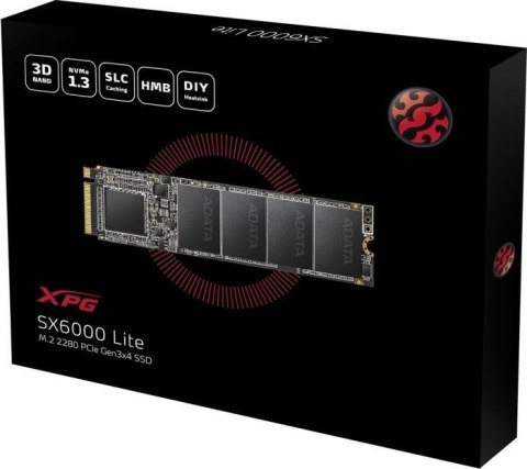 Dysk SSD ADATA XPG SX6000 LITE 256GB M.2 2280 PCIe Gen3x4 Dysk SSD ADATA XPG SX6000 LITE 256GB M.2 2280 PCIe Gen3x4