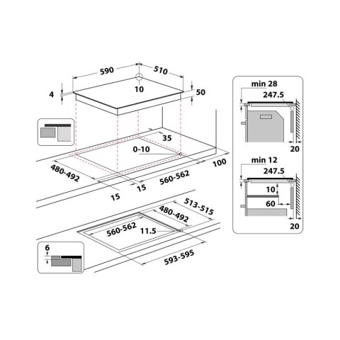 Płyta indukcyjna WHIRLPOOL WS Q2160 NE (WYPRZEDAŻ)