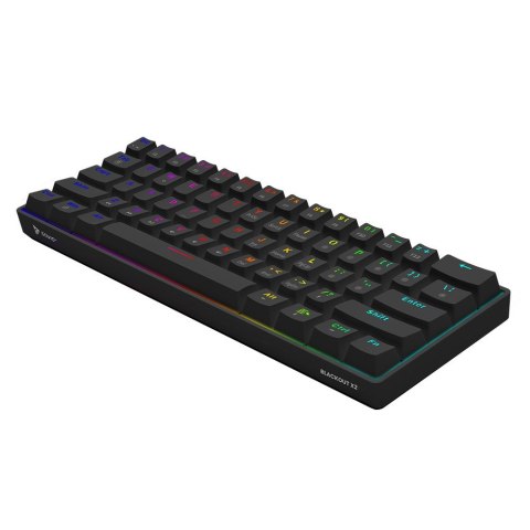 SAVIO KLAWIATURA MECHANICZNA BLACKOUT X2 OUTEMU BLUE HOT SWAP