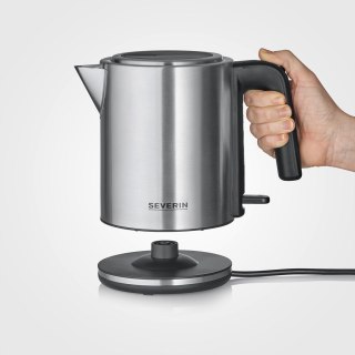 SEVERIN CZAJNIK ELEKTR., STAL, POJ. 1 L , ZAKRYTA GRZAŁKA, DŁ. PRZEWODU 80 CM, W 100% BEZ BPA, MOC 2400W WK3489