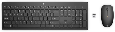 HP Bezprzewodowa klawiatura i mysz Combo 235 czarna 1Y4D0AA