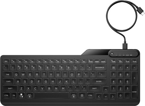 HP Klawiatura 405 Multi-Device podświetlana przewodowa 7N7C1AA
